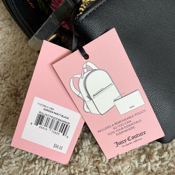 Juicy Couture Garden Backpack w/ Pouch - Picture 3 of 16